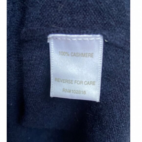 Garnet Hill 100% Cashmere Blue Pullover Sweater Size  XS - Picture 5 of 5